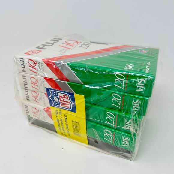 Vintage Media Fuji HQ 120 Minute VHS Tapes - Picture 1 of 6